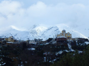 Snow+On+Crete+Greece