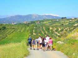 Walking on Crete