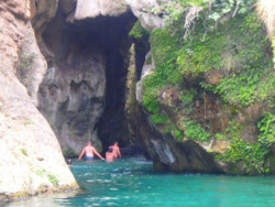 Walking in canyons on crete