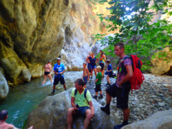 Sarakina gorge on Crete