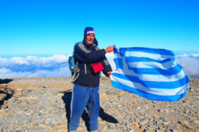 On top of the mountains Crete