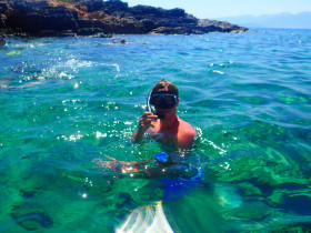 Snoreling on Crete Greece mediteranian sea (89)