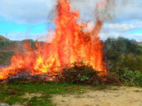 Fire on Crete