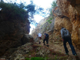 Walking on Crete Greece