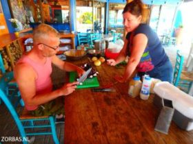cooking lesson on crete