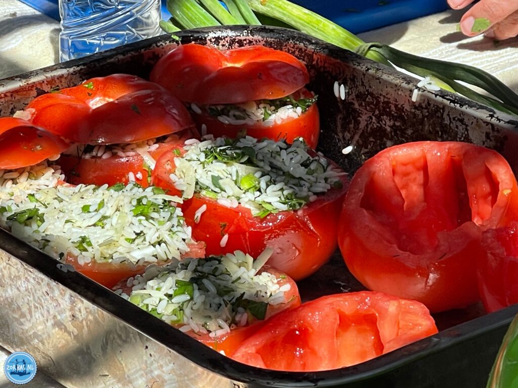 Enjoy the daily fresh made greek food at Zorbas Island