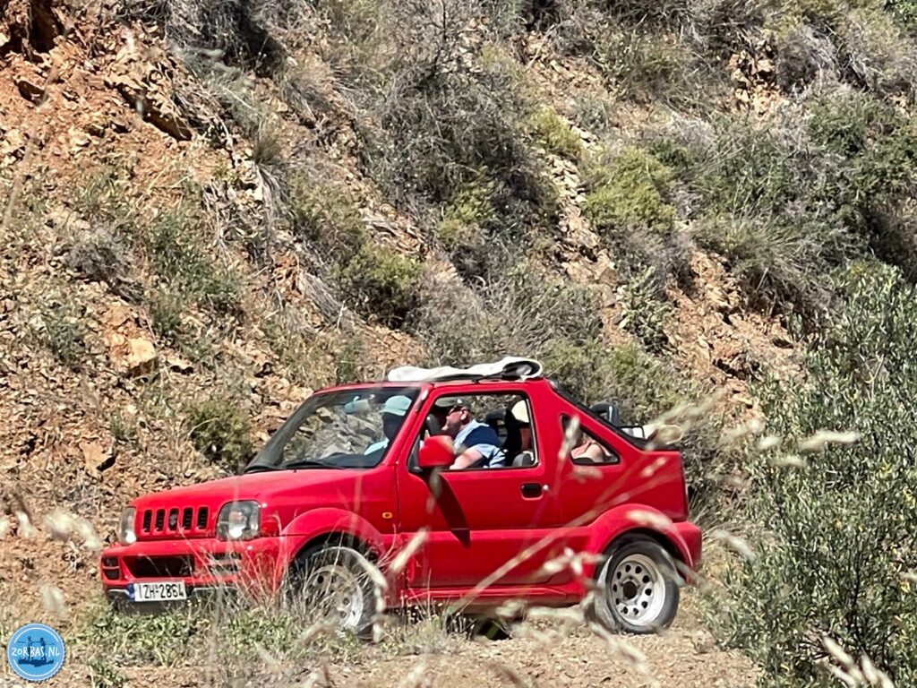 Explore the inland of Crete with a jeep. We drive a lot off-road during the jeep excursions organised by Zorbas Island. This way you see a part of Crete where you otherwise wouldn't come.