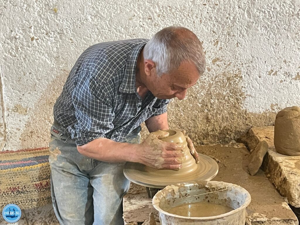 Visit a pottery on Crete Greece during an Unknown Crete excursion from Zorbas Island