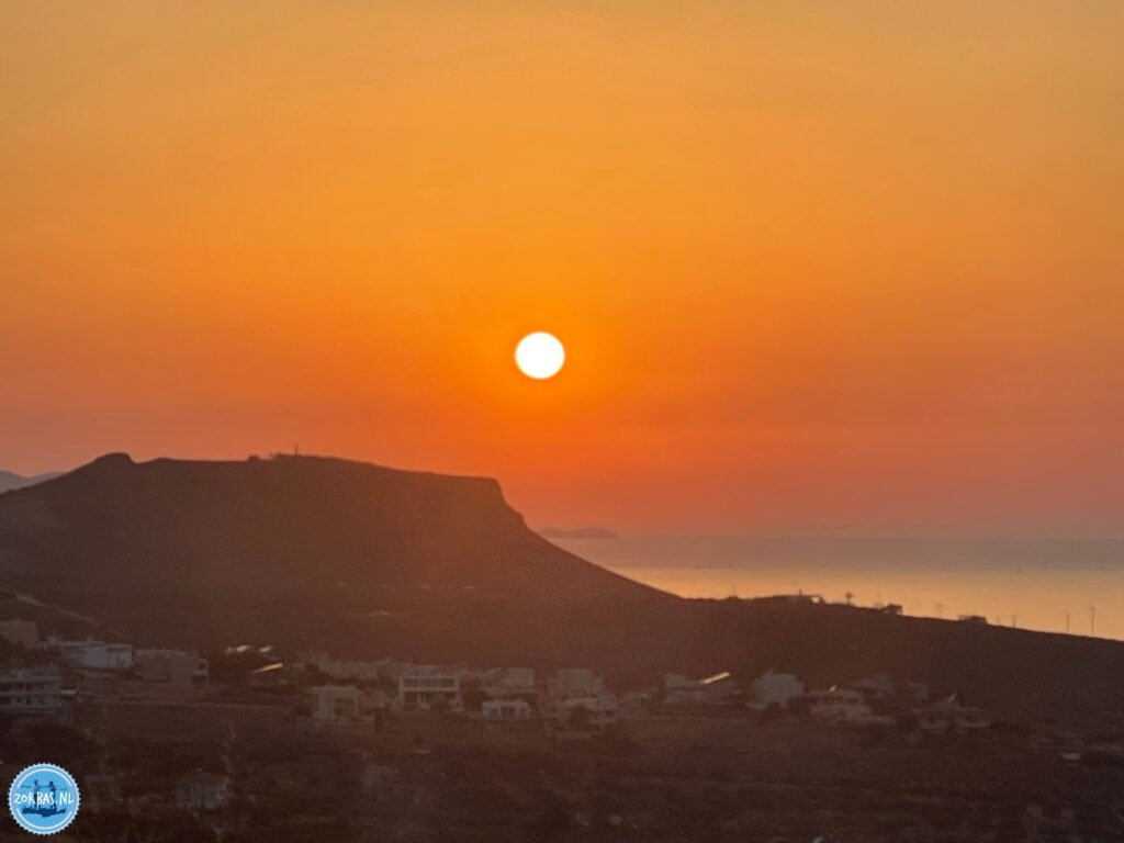 Join the most beautiful sunsets on Crete in Kokkini Hani.